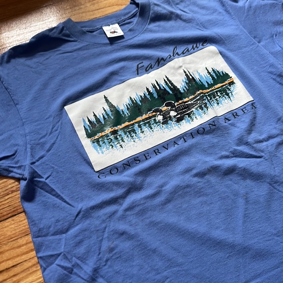 Vintage Fanshawe Loons T-Shirt / Canada / XL / Single Stitch - Picture 2 of 7